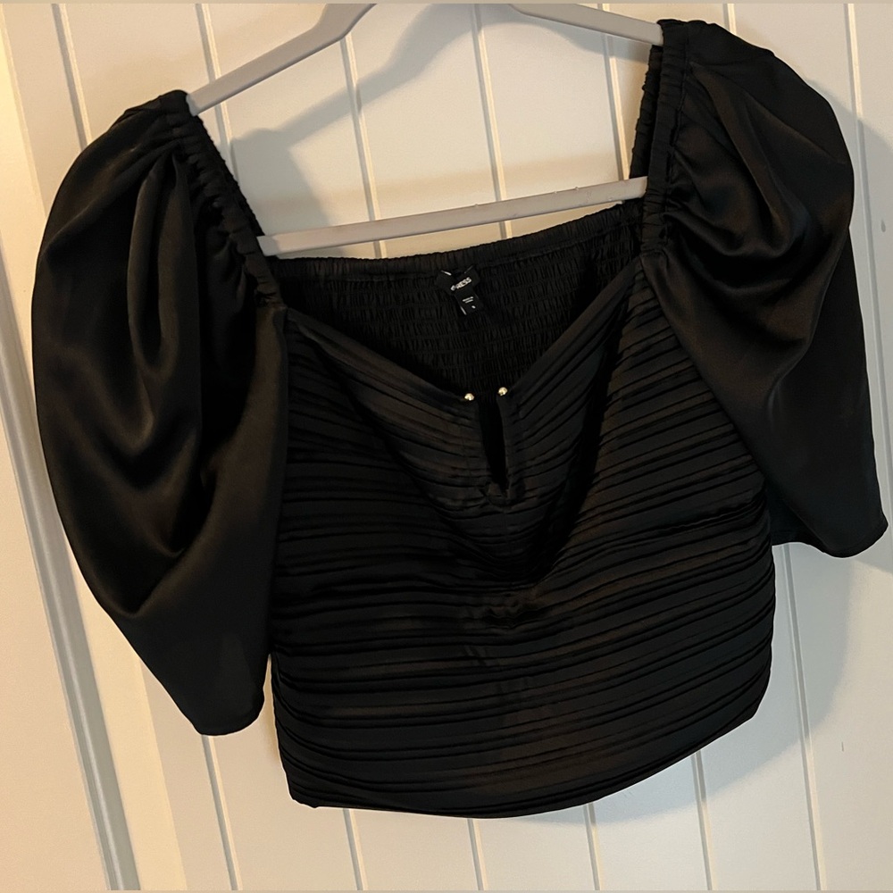 Elegant Black Women's Top